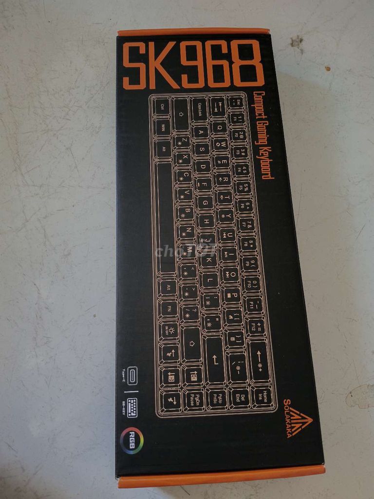 Bàn phím gaming SOLAKAKA SK968 Đen RGB 68 phím. Mua bán Phụ kiện (Màn hình, Chuột...) tại Thành phố Long Xuyên An Giang được đăng bởi Huynh Nga hình 1