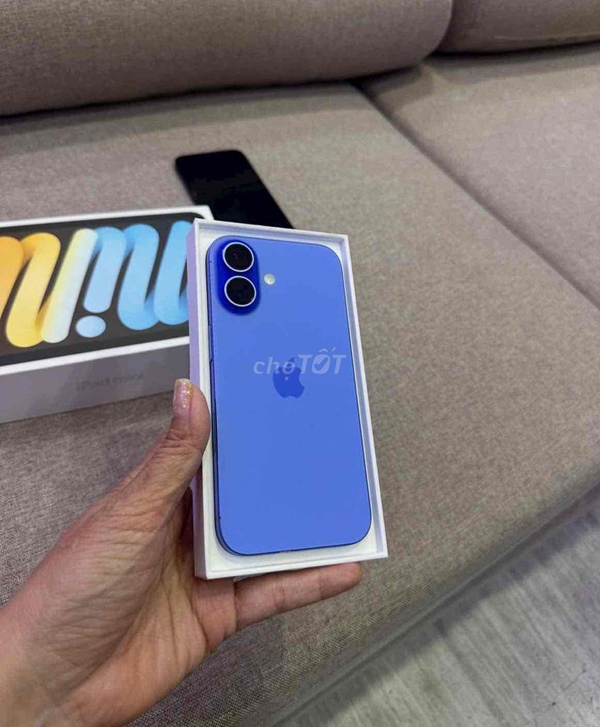 iPhone 16 512GB Xanh Mỹ pin 100%. Mua bán Điện thoại tại Quận 3 Tp Hồ Chí Minh được đăng bởi Nam Á Mobile hình 1