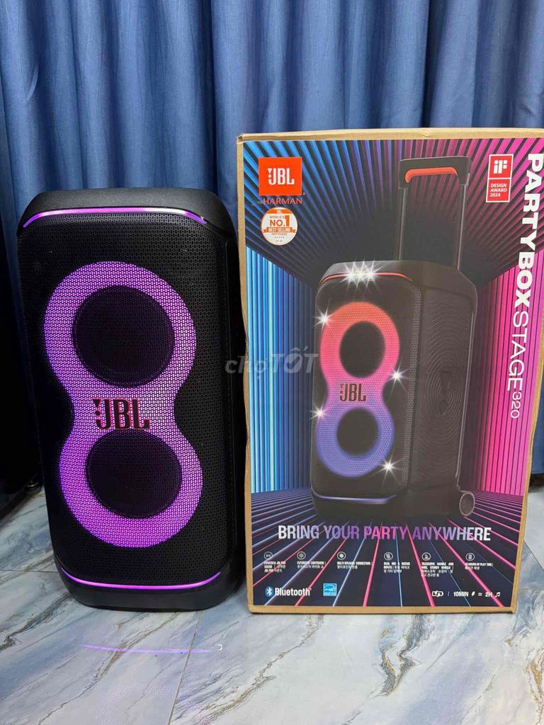 Loa Bluetooth JBL PartyBox Stage 320 Đen. Mua bán Tivi, Âm thanh tại Quận 6 Tp Hồ Chí Minh được đăng bởi công hình 1
