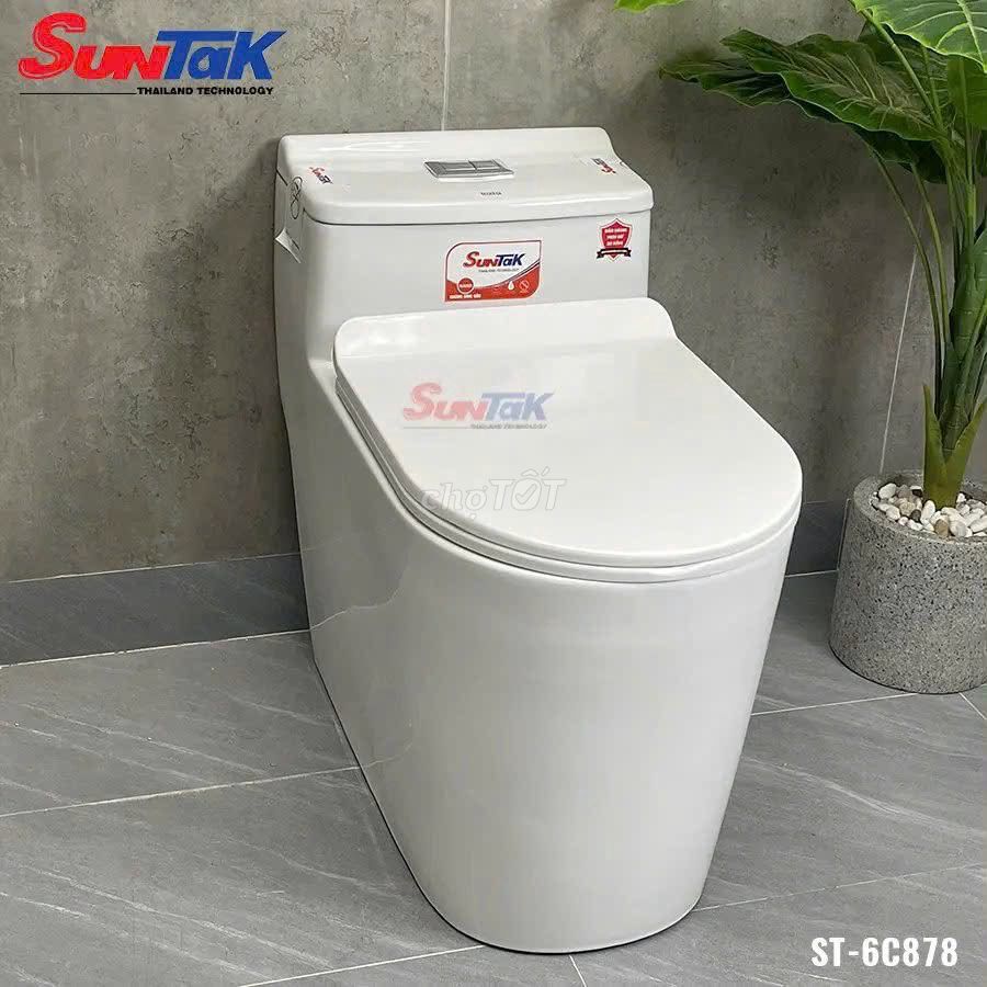 Bồn cầu SunTak Men Nano Trắng. Mua bán Thiết bị vệ sinh, nhà tắm tại Quận 12 Tp Hồ Chí Minh được đăng bởi Trần Nam Diệu hình 1