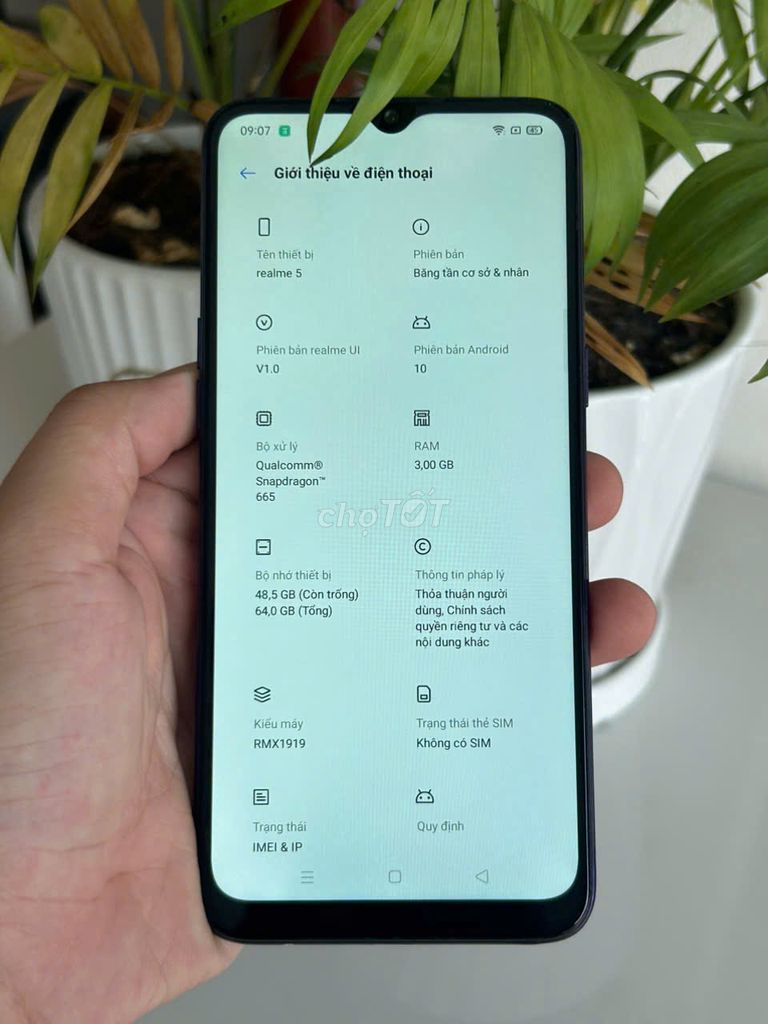 Realme 5 64GB Tím. Mua bán Điện thoại tại Quận Ninh Kiều Cần Thơ được đăng bởi Nguyễn An Cần Thơ hình 1