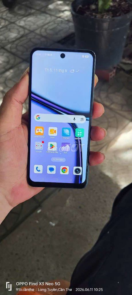 Realme C65.ram 6+12 bn 128G ngoại hình đẹp. pin ok. Mua bán Điện thoại tại Quận Bình Thuỷ Cần Thơ được đăng bởi cầu rạch súc 91b Nguyễn Văn Linh  hình 1