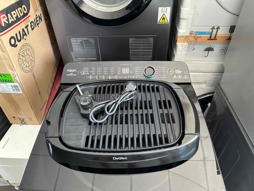 Bếp nướng điện Delites BN02 Đen Mới 95%. Mua bán Bếp, lò, đồ điện nhà bếp tại Quận Cẩm Lệ Đà Nẵng được đăng bởi Mỹ Mỹ hình 1