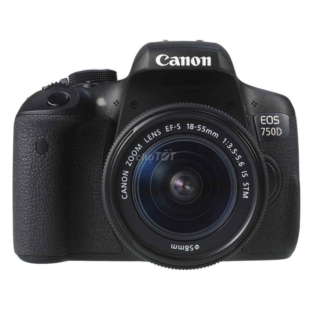 Máy ảnh Canon 750D + KIT 18-55mm like new