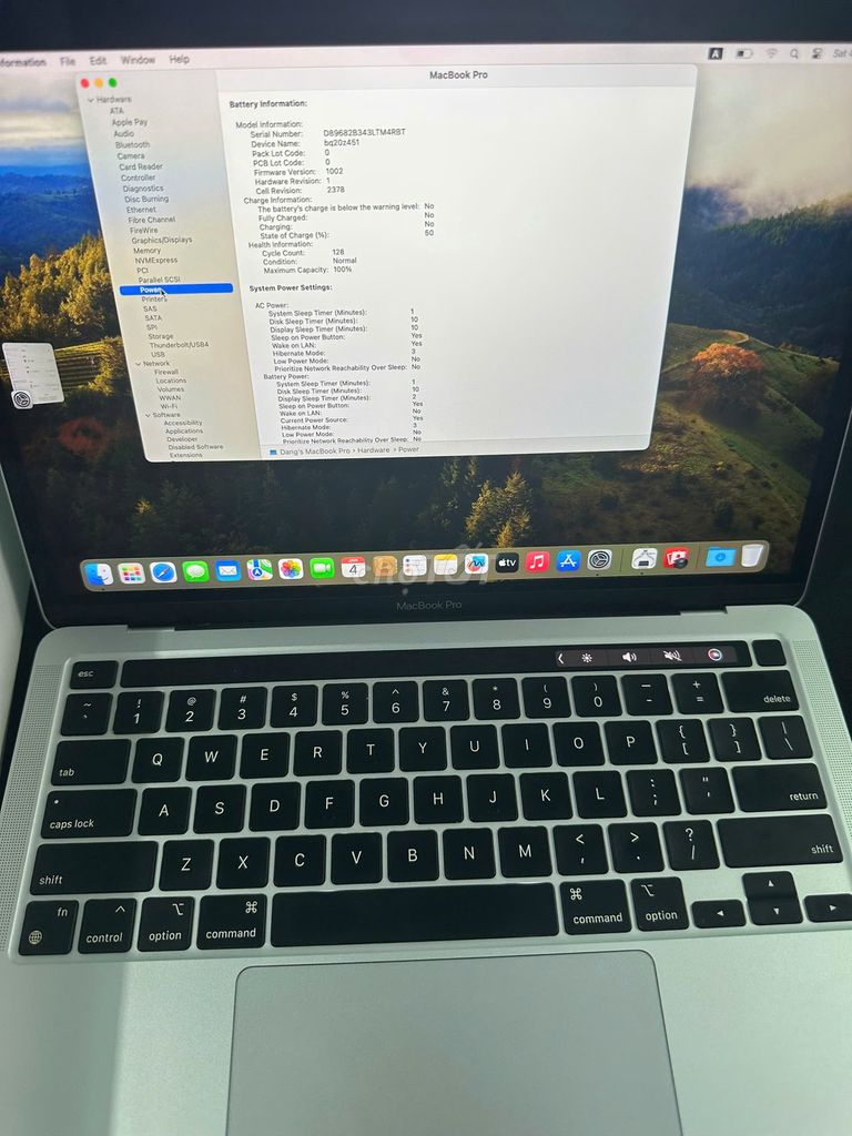 Cần bán Macbook Pro M1 13 inch pin 100%. Mua bán Laptop tại Quận Bình Thạnh Tp Hồ Chí Minh được đăng bởi Hoàng Dũng hình 1