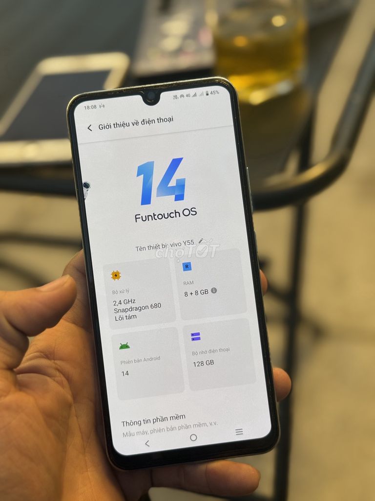 Vivo Y55 128GB Trắng. Mua bán Điện thoại tại Huyện Củ Chi Tp Hồ Chí Minh được đăng bởi Tấn Hiếu hình 1