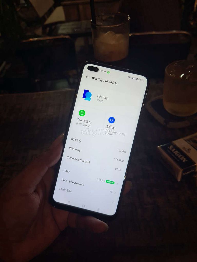 Oppo A92s 128GB Tím 5G 120Hz. Mua bán Điện thoại tại Huyện Củ Chi Tp Hồ Chí Minh được đăng bởi Hoàng Nguyễn Hồng Ân hình 1