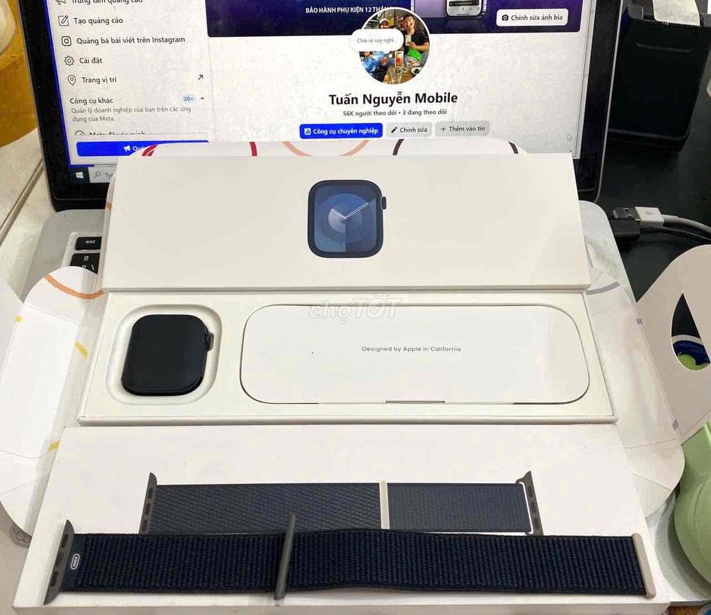 Apple Watch Serial 9 41mm - GPS giá rẻ. Mua bán Thiết bị đeo thông minh tại Quận 3 Tp Hồ Chí Minh được đăng bởi Tuấn Nguyễn hình 1