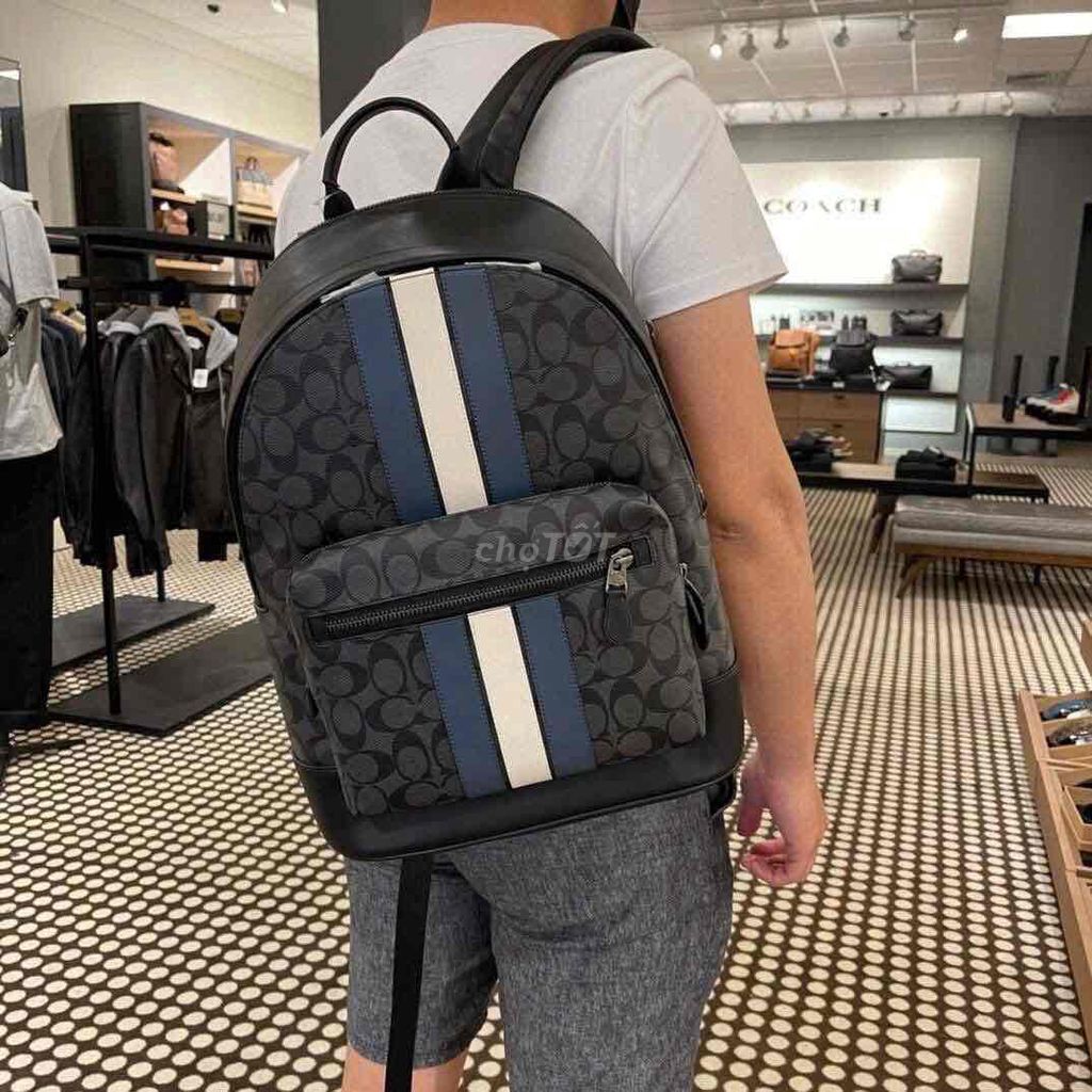 Balo Co:::ach Nam Đen. Mua bán Túi xách tại Quận 11 Tp Hồ Chí Minh được đăng bởi SHOP TÚI COACH NAM  hình 1
