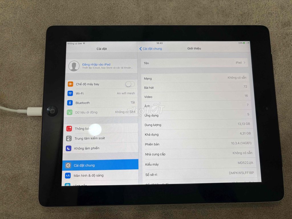 iPad Gen 4 16GB, 3G/4G,. Mua bán Máy tính bảng tại Huyện Hoài Đức Hà Nội được đăng bởi Hamnt hình 1