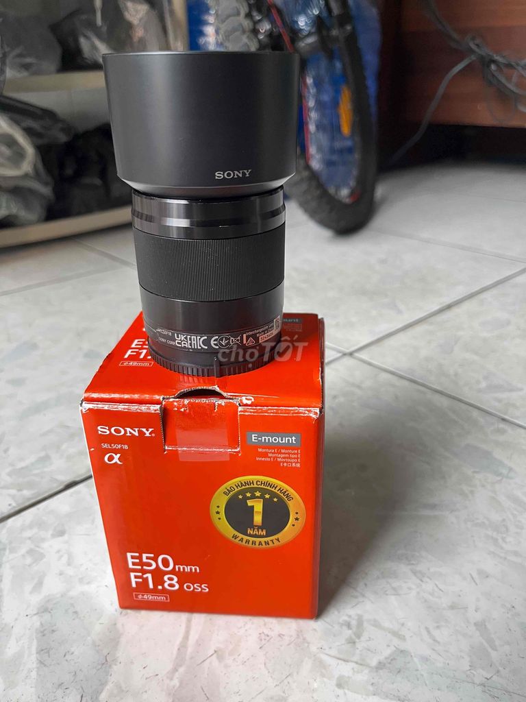 Ống kính Sony SEL50F18 F1.8 50mm Đen. Mua bán Máy ảnh, Máy quay tại Quận Tân Phú Tp Hồ Chí Minh được đăng bởi Tấn Anh  hình 1