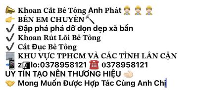 ĐẬP PHÁ PHÁ DỠ BÊ TÔNG. Dịch vụ dọn dẹp nhà tại Quận 12 Tp Hồ Chí Minh được đăng bởi VanAnhMai