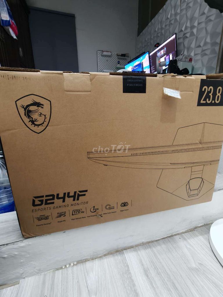 Màn hình MSI G244F Đen 23.8 inch. Mua bán Phụ kiện (Màn hình, Chuột...) tại Quận Hai Bà Trưng Hà Nội được đăng bởi Minh Quân hình 1