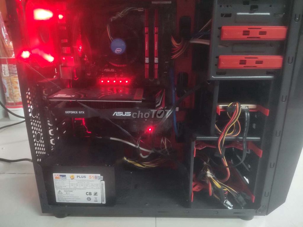 Thùng Pc i7 6700 Asus gtx1050ti