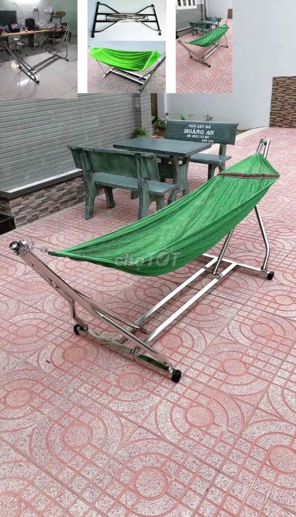 Chấn chỉnh kho vận xãa KHUNG VÕNG INOX VUÔNG NEW. Mua bán Giường, chăn ga gối nệm tại Quận 12 Tp Hồ Chí Minh được đăng bởi Xưởng võng xếp hình 1