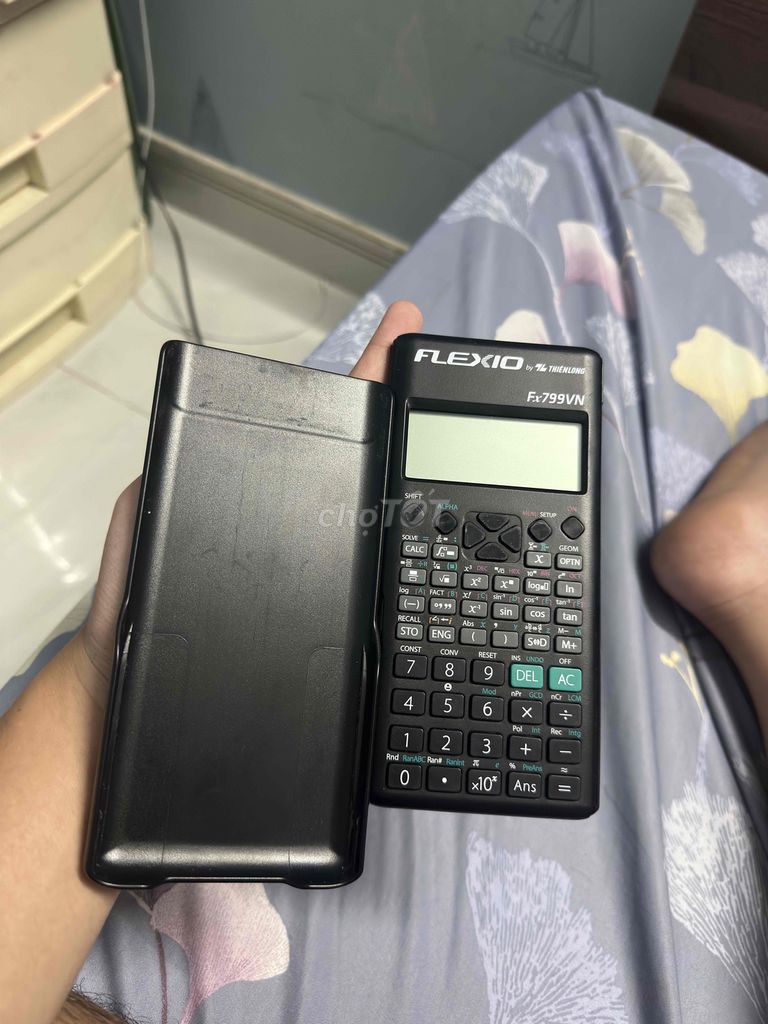 Máy tính khoa học Flexio Fx 799VN Đen Như mới. Mua bán Đồ dùng văn phòng tại Quận Tân Bình Tp Hồ Chí Minh được đăng bởi khoi hình 1