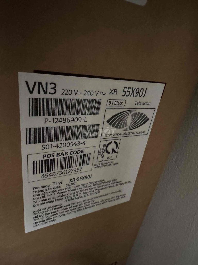TV Sony 55x90j - đã qua sử dụng. Mua bán Tivi, Âm thanh tại Quận Phú Nhuận Tp Hồ Chí Minh được đăng bởi Minh hình 1