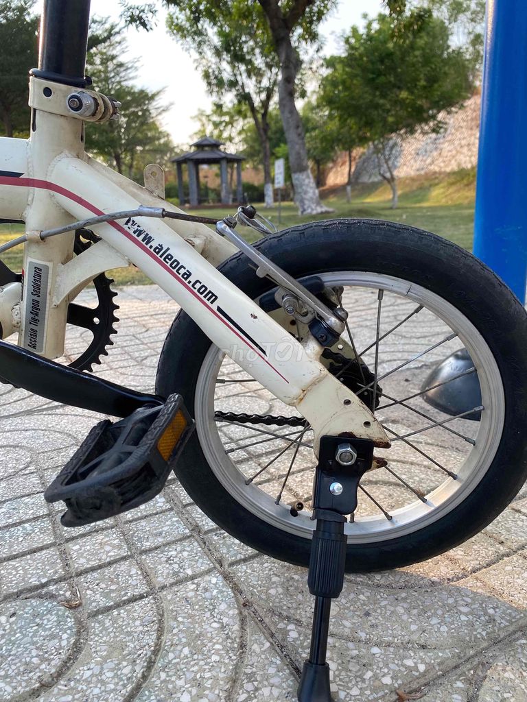xe đạp gấp 14 inch bãi nhật