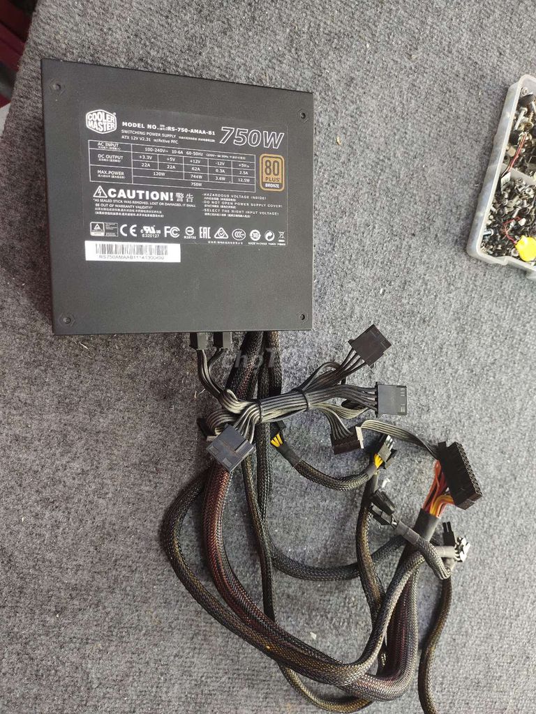 🗾NGUỒN 750W 80 PLUS COOLER MASTER CHẠY KHOẺ