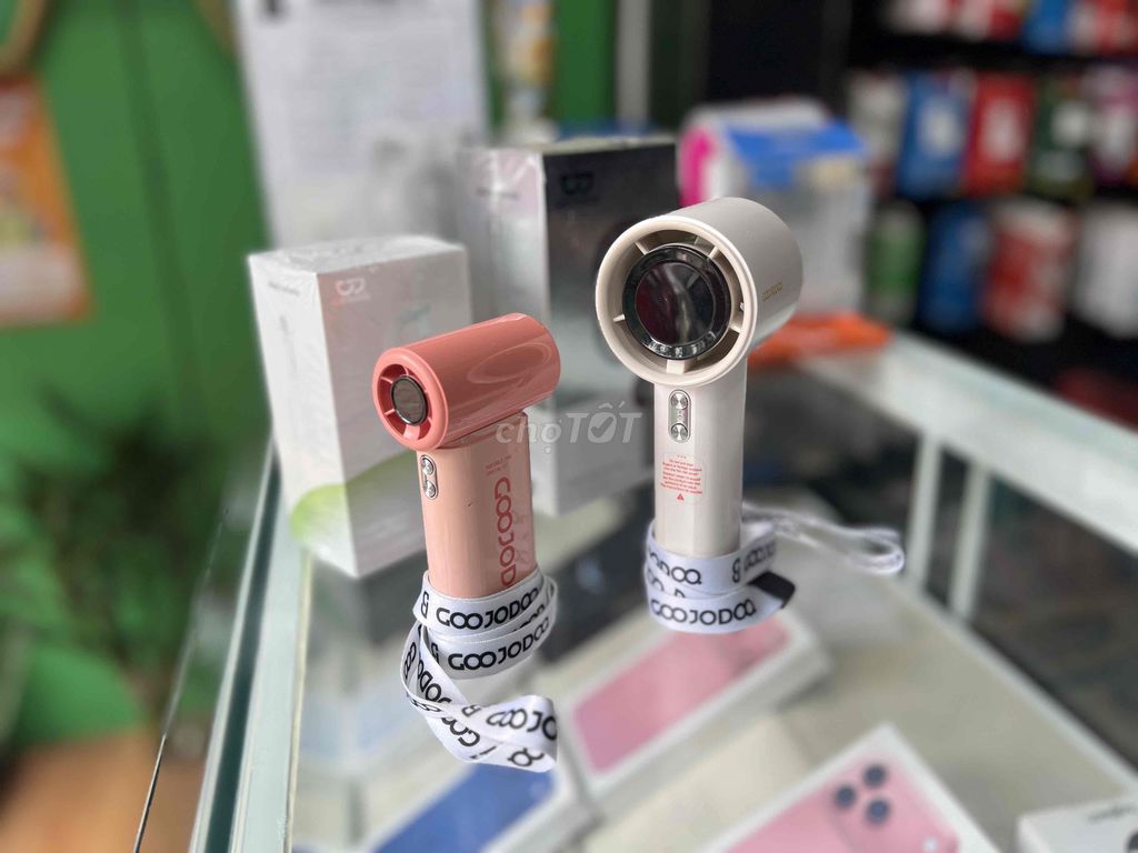 Quạt mini COOJOO Hồng, Trắng. Mua bán Quạt tại Thành phố Thủ Dầu Một Bình Dương được đăng bởi Gia Đạt hình 1