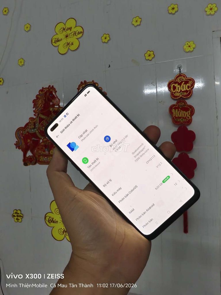 Oppo Reno 4 8GB/128GB (Mình ThiệnMobile). Mua bán Điện thoại tại Thành phố Cà Mau Cà Mau được đăng bởi Minh ThiệnMobile Tân Thành hình 1