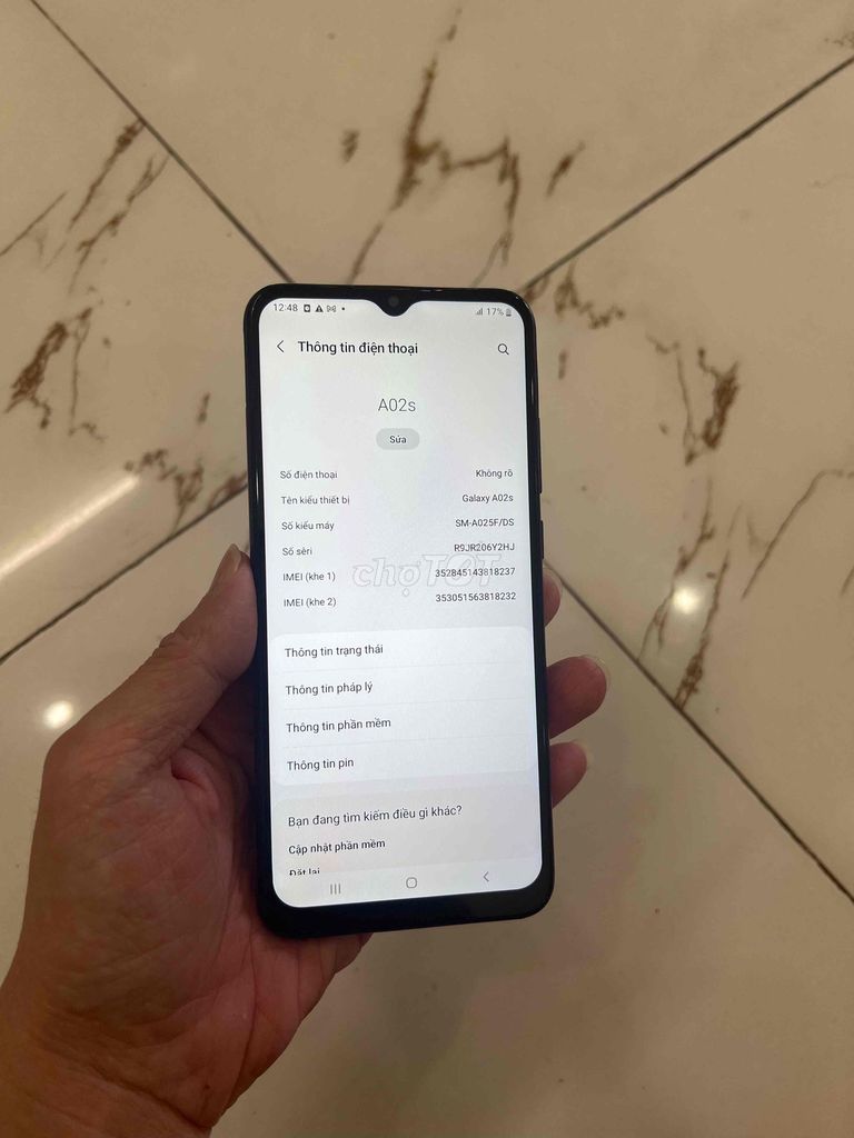 Bán Samsung A02s Ram4/64 pin 5000 zin vỏ xấu. Mua bán Điện thoại tại Quận Hà Đông Hà Nội được đăng bởi Mạnh Mobile hình 1