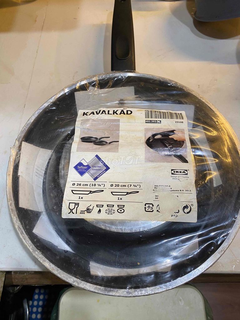 Chảo chống dính IKEA KAVALKAD Teflon Đen. Mua bán Dụng cụ nhà bếp tại Quận Ba Đình Hà Nội được đăng bởi Trần Hùng hình 1