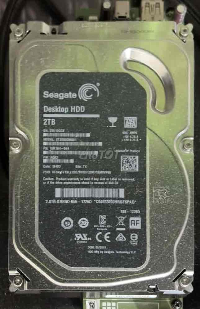 Ổ cứng HDD Seagate Black Desktop HDD 2TB. Mua bán Linh kiện (RAM, Card...) tại Quận Bình Thạnh Tp Hồ Chí Minh được đăng bởi PHẠM CHÍ CƯỜNG hình 1