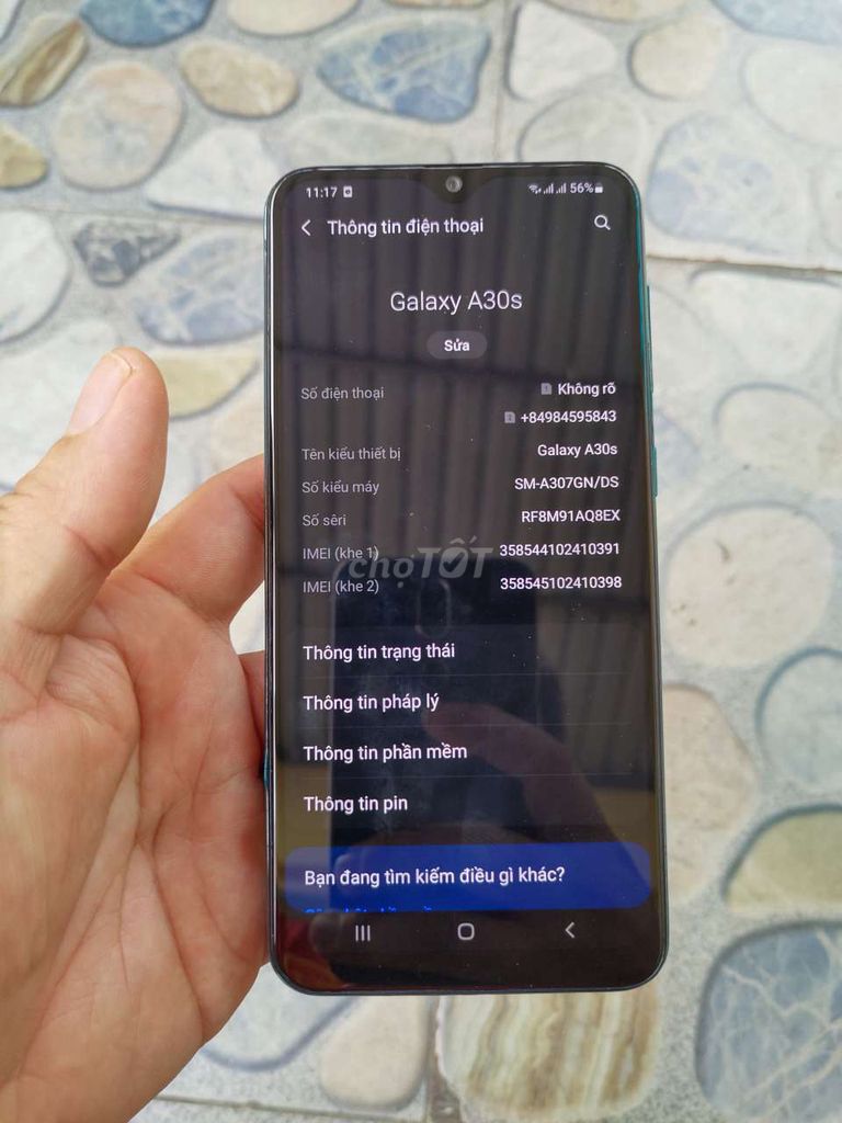 Samsung A30S 2Sim Ram4/64g Màn Amoled đẹp mượt 96%. Mua bán Điện thoại tại Quận Gò Vấp Tp Hồ Chí Minh được đăng bởi THMobileSG hình 2