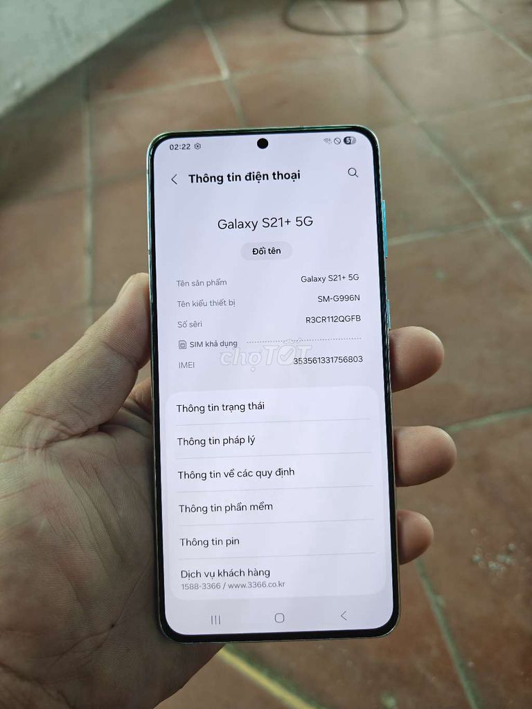 samsung s21plus 5G 8/256gb. Mua bán Điện thoại tại Thành phố Dĩ An Bình Dương được đăng bởi cao tuân hình 1