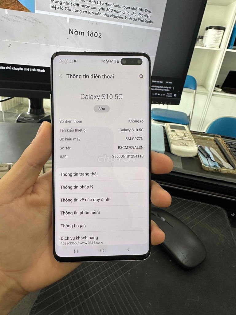 Samsung Galaxy S10 5G 8G 512GB bản Hàn. Mua bán Điện thoại tại Thành phố Biên Hòa Đồng Nai được đăng bởi Quang Nguyễn hình 1