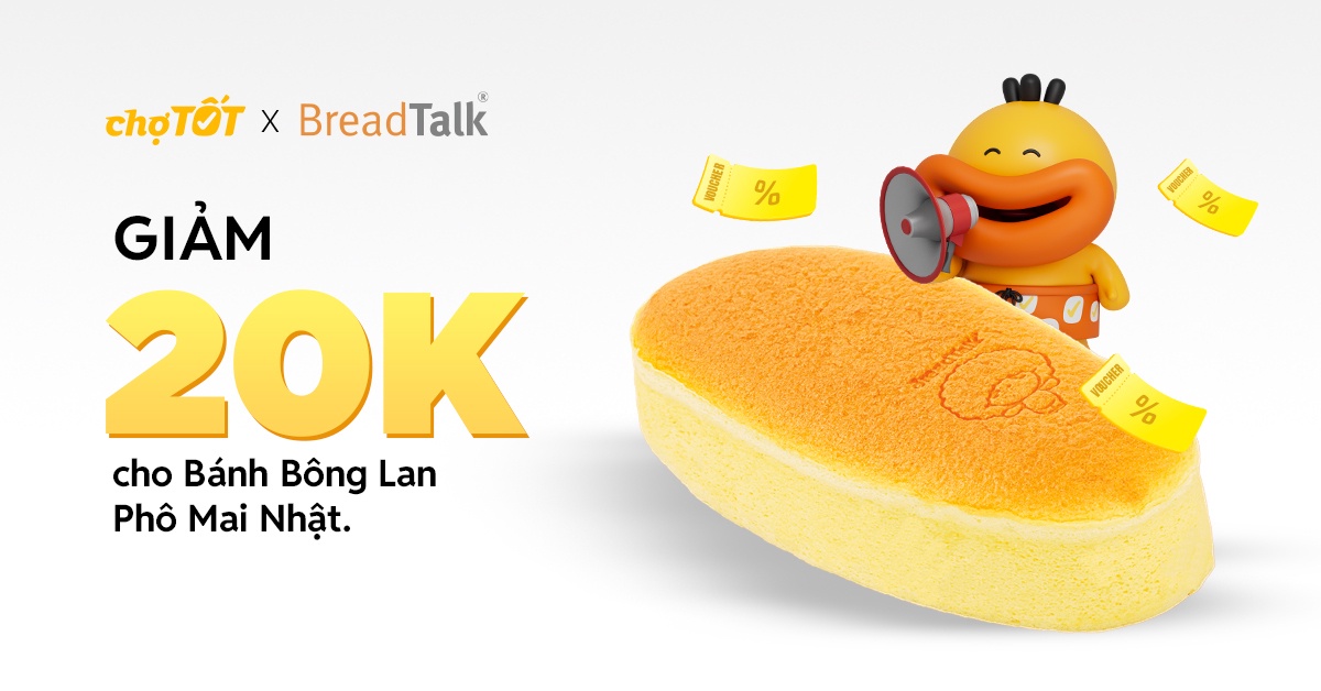 Giảm 20.000 cho Bánh Bông Lan Phô Mai Nhật (Japan Light Cheese)