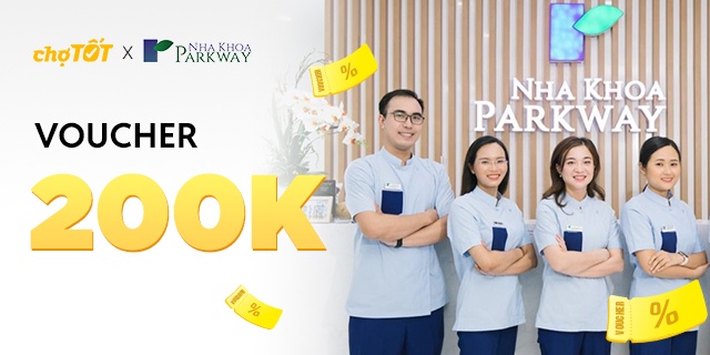 Ưu đãi 200,000đ áp dụng cho tất cả dịch vụ tại các cơ sở Nha Khoa Parkway