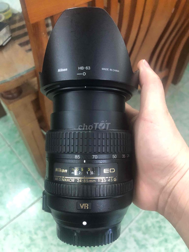 Nikon AF-S NIKKOR 24-85mm f/3.5-4.5G ED VR cũ đẹp