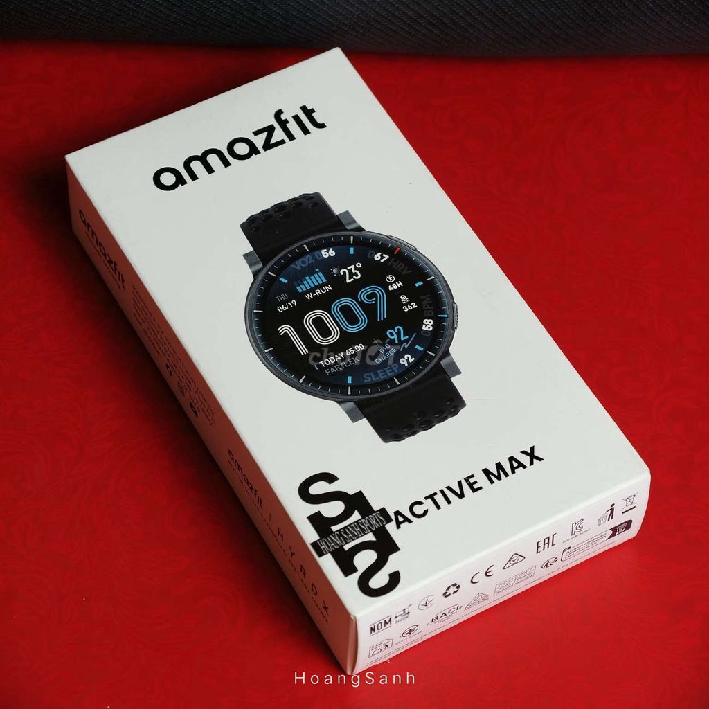 Amazfit Active Max Đen Newseal Chính Hãng BH 12TH. Mua bán Thiết bị đeo thông minh tại Quận 11 Tp Hồ Chí Minh được đăng bởi HOÀNG SANH SPORTS hình 1