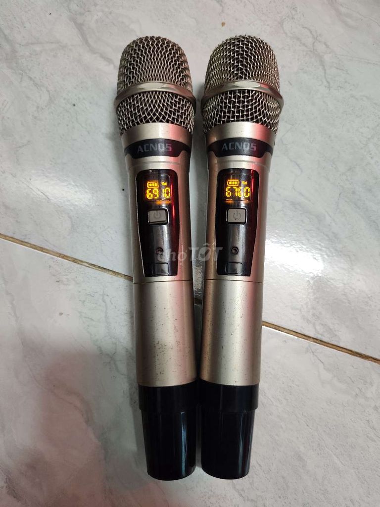 Micro không dây Acnos Bạc Đã sử dụng. Mua bán Tivi, Âm thanh tại Quận 6 Tp Hồ Chí Minh được đăng bởi ĐOÀN VĂN SƠN  hình 1