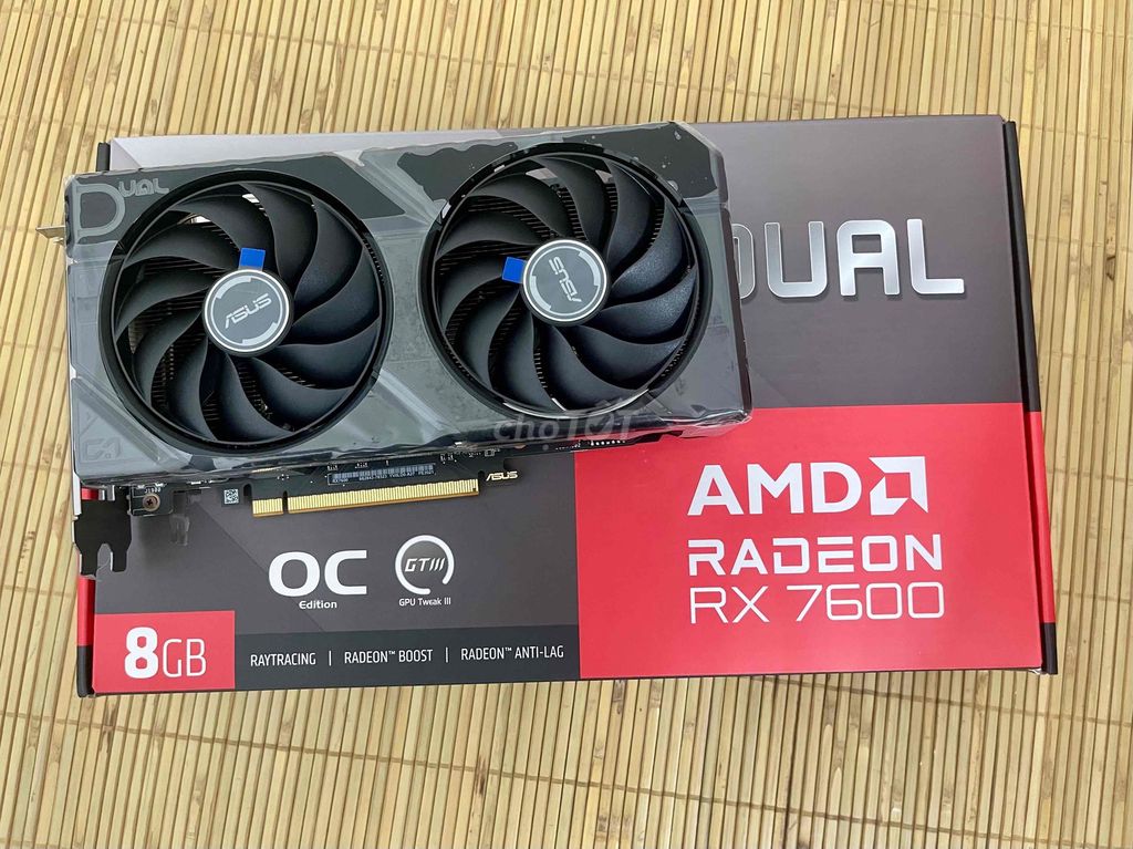 Card đồ họa Asus RX 7600 8GB AMD Radeon Mới. Mua bán Linh kiện (RAM, Card...) tại Huyện Đông Anh Hà Nội được đăng bởi Lê Giáp hình 1