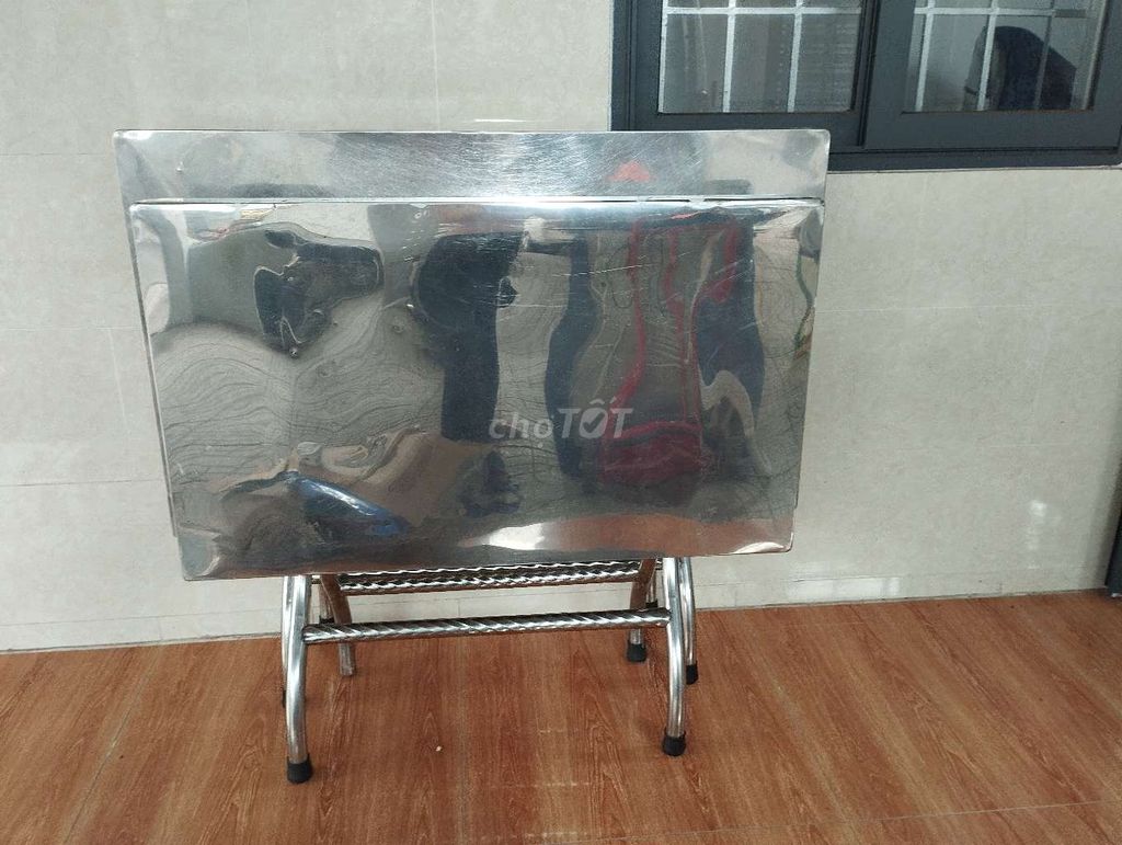 Bàn Inox Bạc Không gỉ sét. Mua bán Bàn ghế tại Thành phố Bà Rịa Bà Rịa - Vũng Tàu được đăng bởi Nhi hình 1