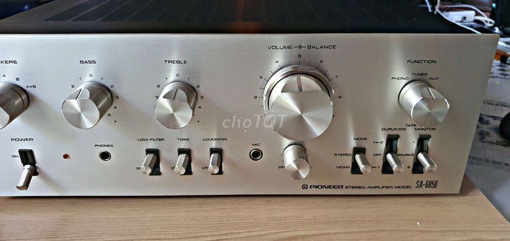 Amply Pioneer SA-6850 Bạc Đã sử dụng. Mua bán Tivi, Âm thanh tại Quận Liên Chiểu Đà Nẵng được đăng bởi CHUyÊN HÀNG  NHẬT BÃI CÁC lOẠI  hình 1