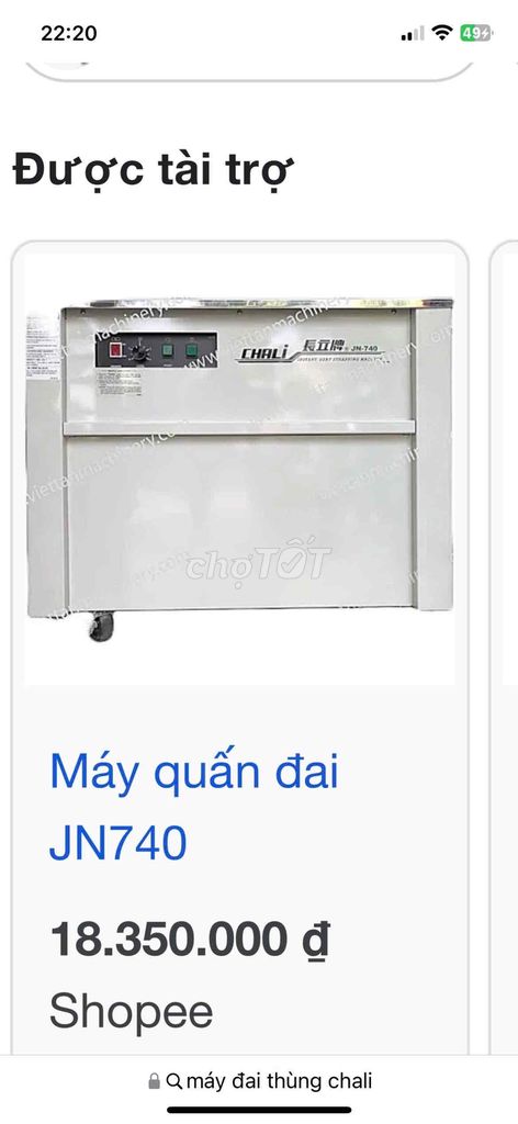 MÁY QUẤN ĐAI CHAILI ĐÀI LOAN