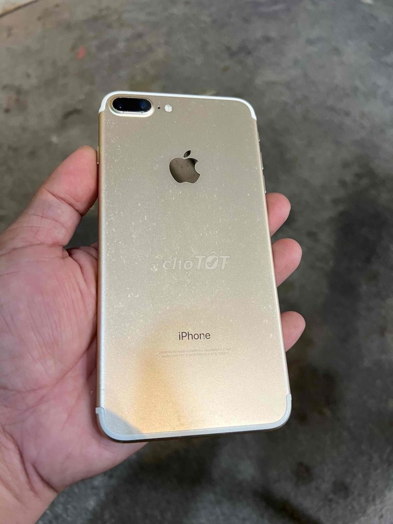 bán iphone 7plus quốc tế màu vàng pin 100 zin full