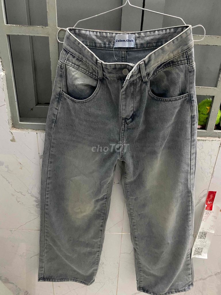Quần jean nữ Calem.Club ống suông size S. Mua bán Quần áo tại Quận 12 Tp Hồ Chí Minh được đăng bởi Phạm Nguyễn Phương Uyên hình 1