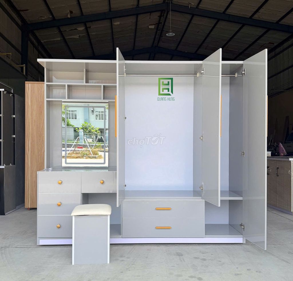Tủ quần áo nhựa Đài Loan - Tủ liền bàn trang điểm. Mua bán Tủ, kệ gia đình tại Quận Phú Nhuận Tp Hồ Chí Minh được đăng bởi LÊ VĂN HÙNG hình 1