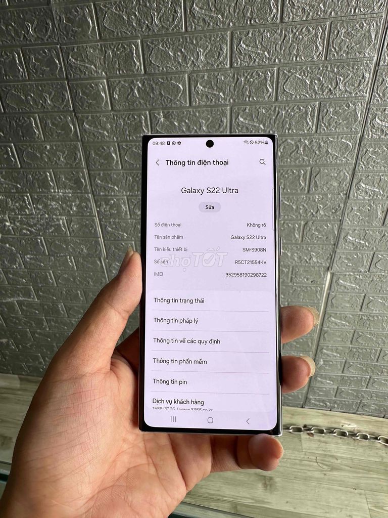 Samsung Galaxy S22 Ultra Trắng 512GB màn oled. Mua bán Điện thoại tại Quận Thanh Xuân Hà Nội được đăng bởi Như Ý hình 2