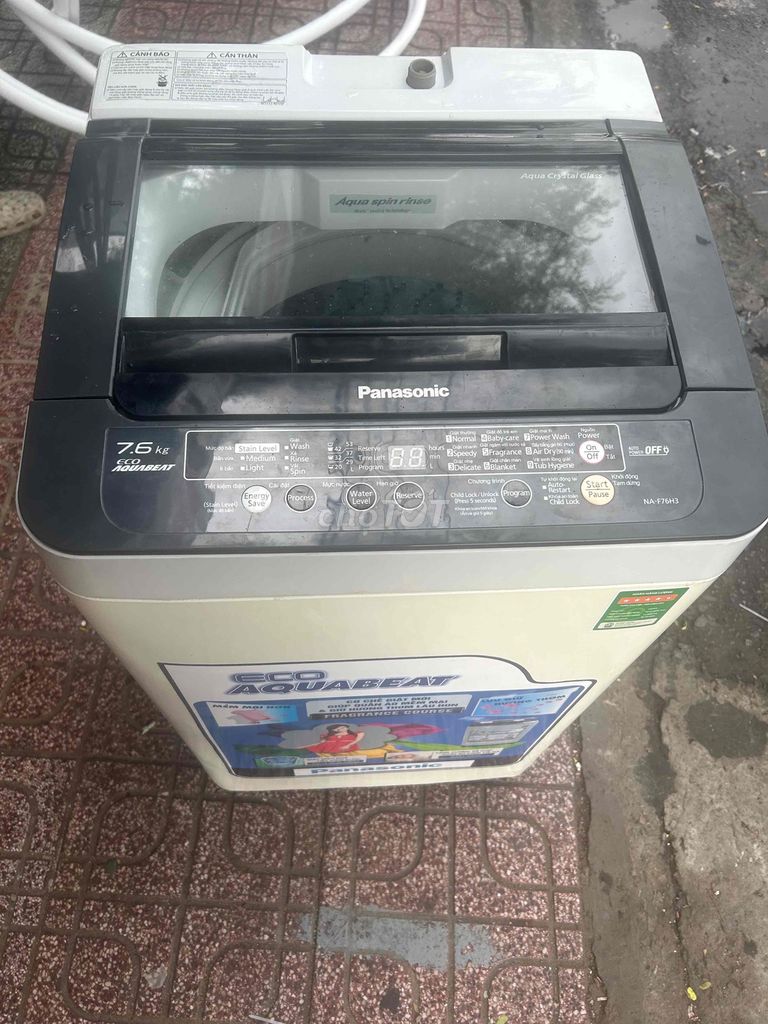 Máy giặt Panasonic NA-F76H3 7.6kg Trắng. Mua bán Máy giặt tại Thành phố Mỹ Tho Tiền Giang được đăng bởi hậu hình 1
