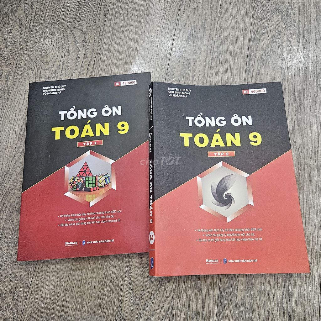 Sách Tổng Ôn Toán 9 Tập 1 và Tập 2. Mua bán Sách tại Quận Bắc Từ Liêm Hà Nội được đăng bởi Nguyen Ha hình 1