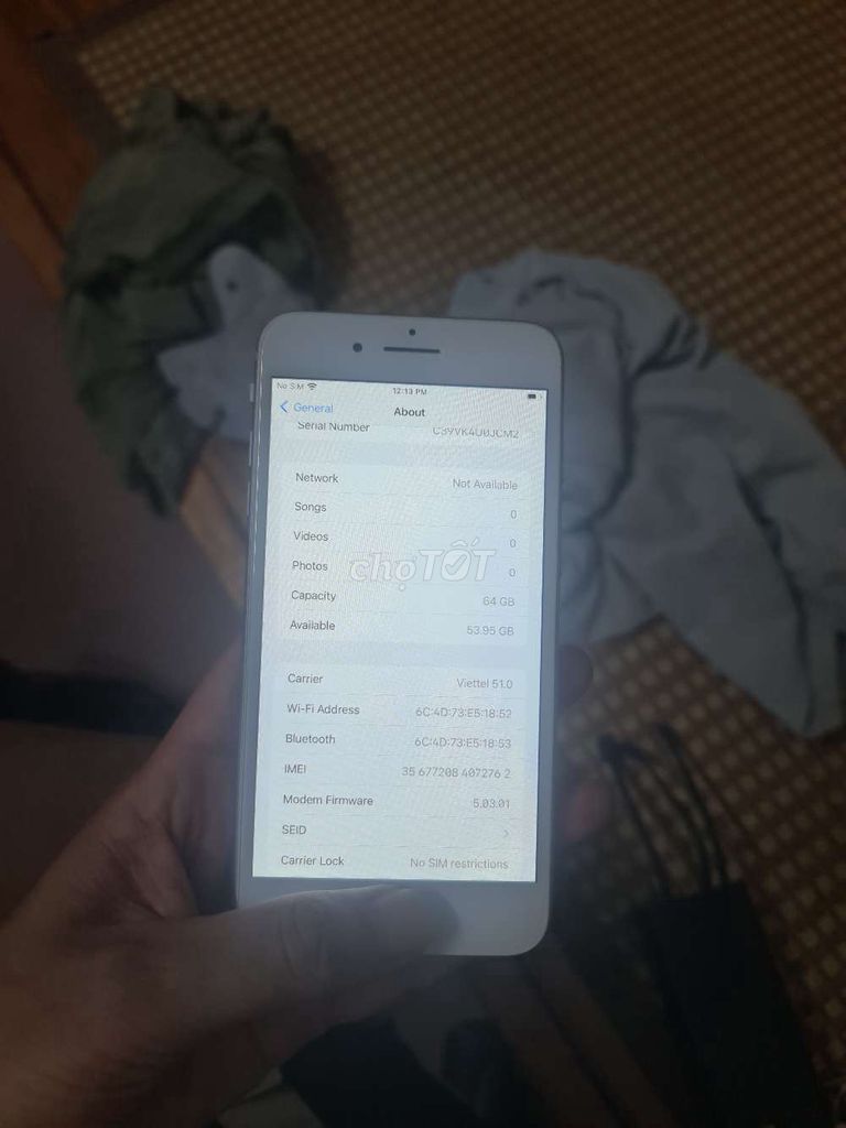 Apple iPhone 8 Plus 64GB Trắng. Mua bán Điện thoại tại Quận Thanh Xuân Hà Nội được đăng bởi Tan hình 1