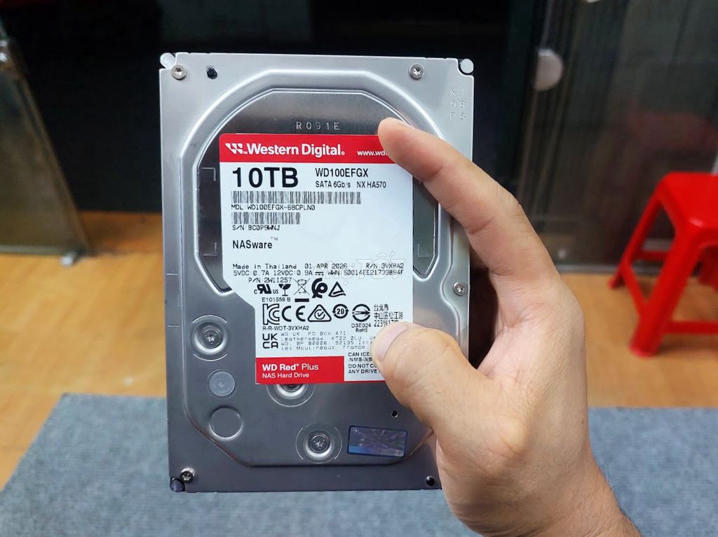Ổ cứng HDD 10Tb Western RED NEW 100% BH T5/2029. Mua bán Linh kiện (RAM, Card...) tại Quận Đống Đa Hà Nội được đăng bởi Hoàng Tiến hình 1