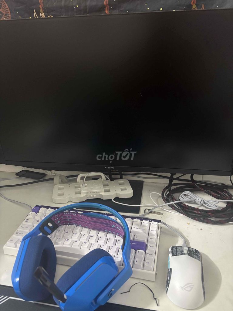 Combo Gaming Xiaomi, ROG, Logitech Xanh Trắng. Mua bán Phụ kiện (Màn hình, Chuột...) tại Huyện Long Điền Bà Rịa - Vũng Tàu được đăng bởi Micheal hình 1