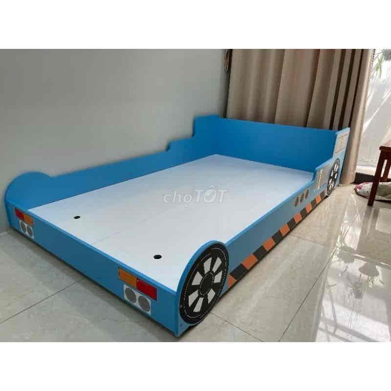 Giường trẻ em hình ô tô gỗ xanh dương. Mua bán Giường, chăn ga gối nệm tại Thành phố Thủ Đức Tp Hồ Chí Minh được đăng bởi Hồng hình 1
